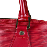 Louis Vuitton Red Epi Alma Handbag
