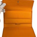 Louis Vuitton Orange Hue Epi Leather Wallet