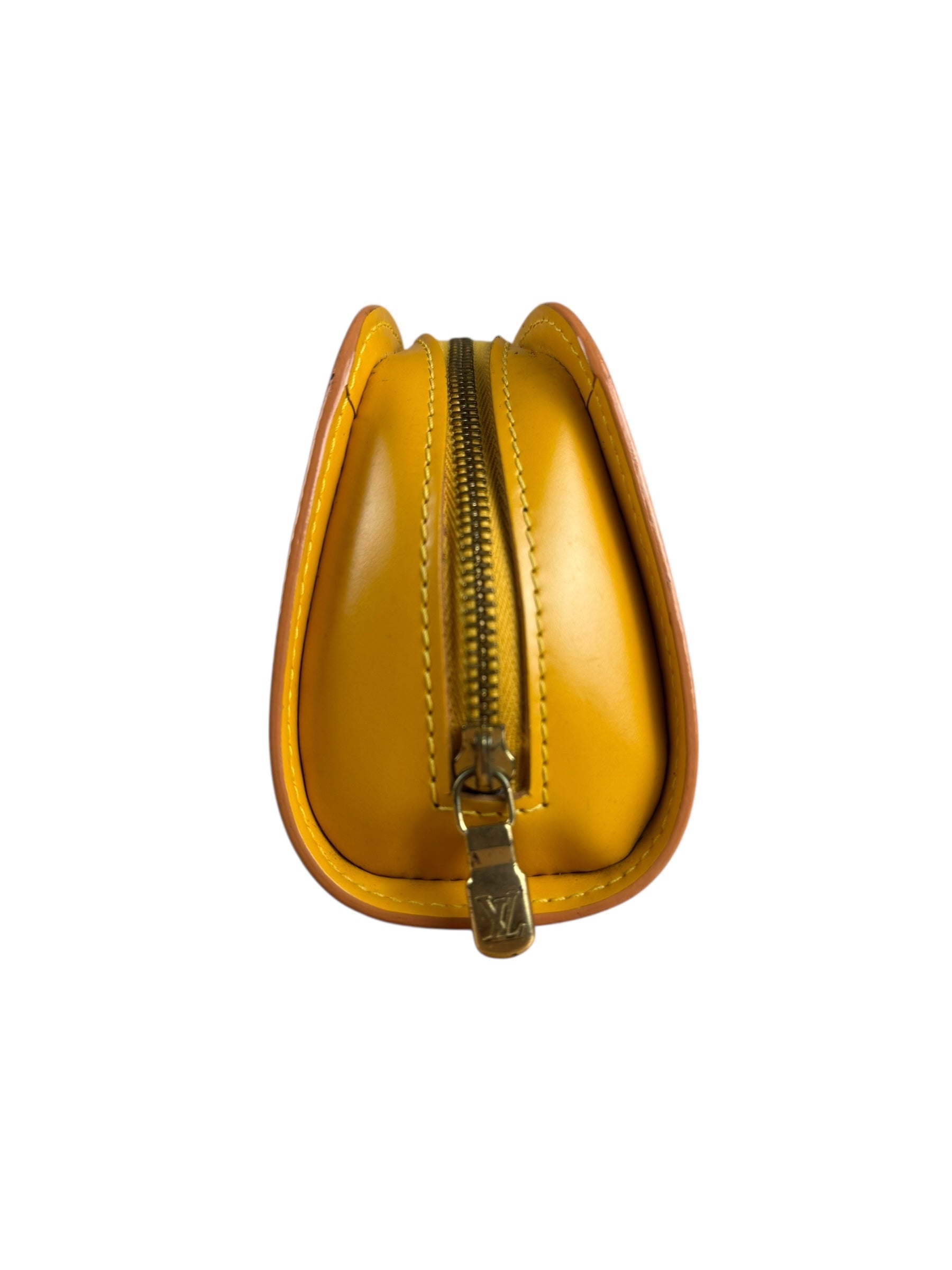 Louis Vuitton Yellow Epi Pouch