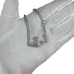 Vivienne Westwood Sliver Toned Bas Relief Bracelet