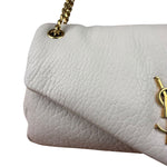 YSL Calypso Crema Soft Flap Bag