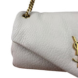 YSL Calypso Crema Soft Flap Bag