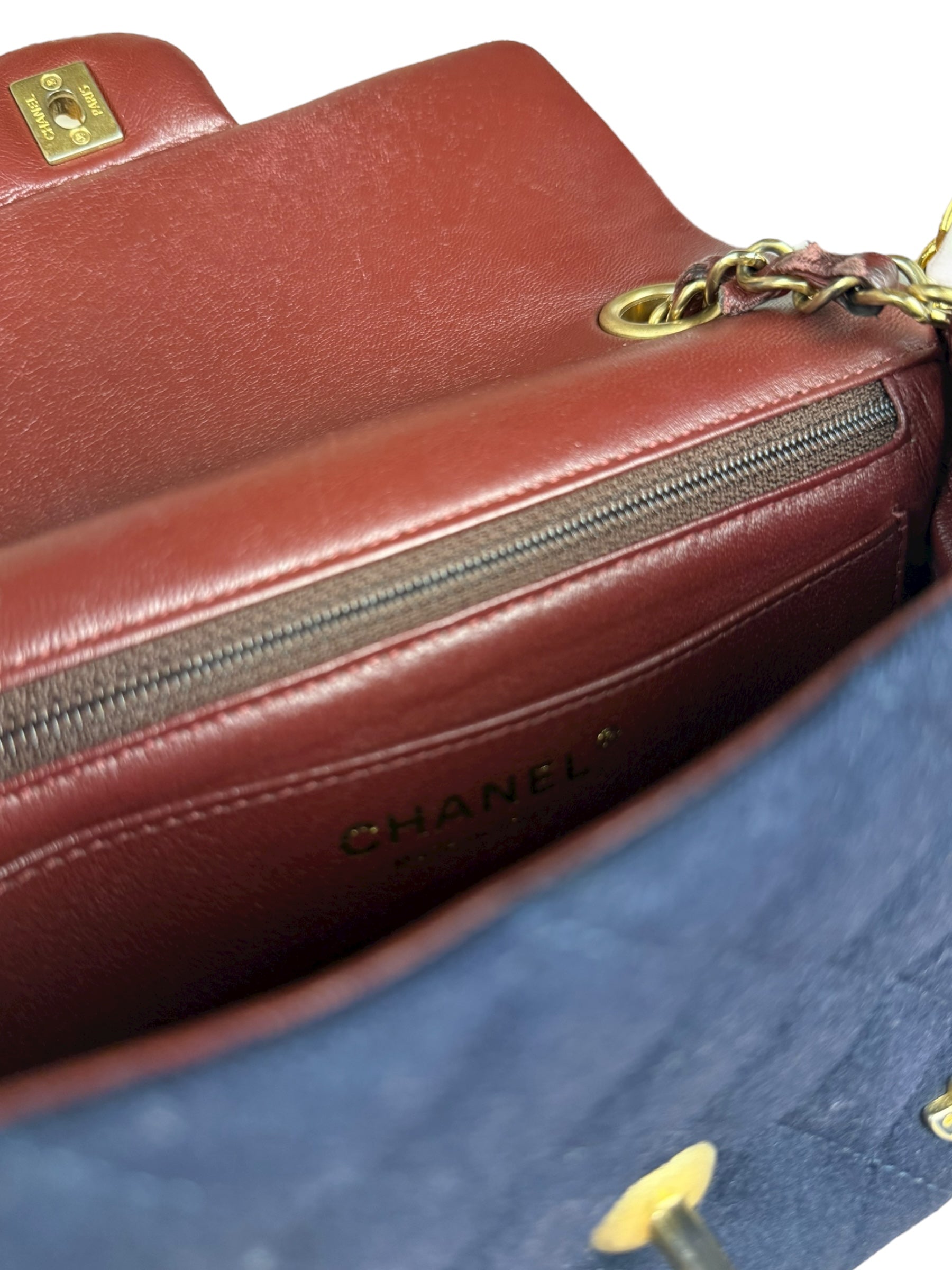 Chanel Quilted Navy Paris Hamburg Collection 2018