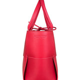 Bottega Veneta Red Leather Arco Tote Bag