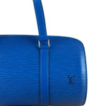 Louis Vuitton Blue Epi Soufflot Handbag
