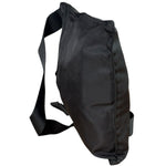 Prada Black Vela Nylon Flat Crossbody Bag
