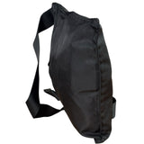 Prada Black Vela Nylon Flat Crossbody Bag