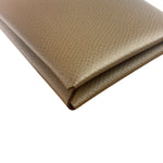 Hermes Beige Leather Calvi Coin Holder