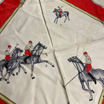 Gucci Vintage Polo Silk Scarf