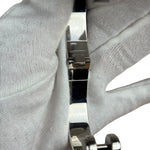 Hermes Palladium Plated Charniere Enamel Bangle PM