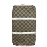 Gucci Beige/White Leather Trim GG Joy Boston Bag