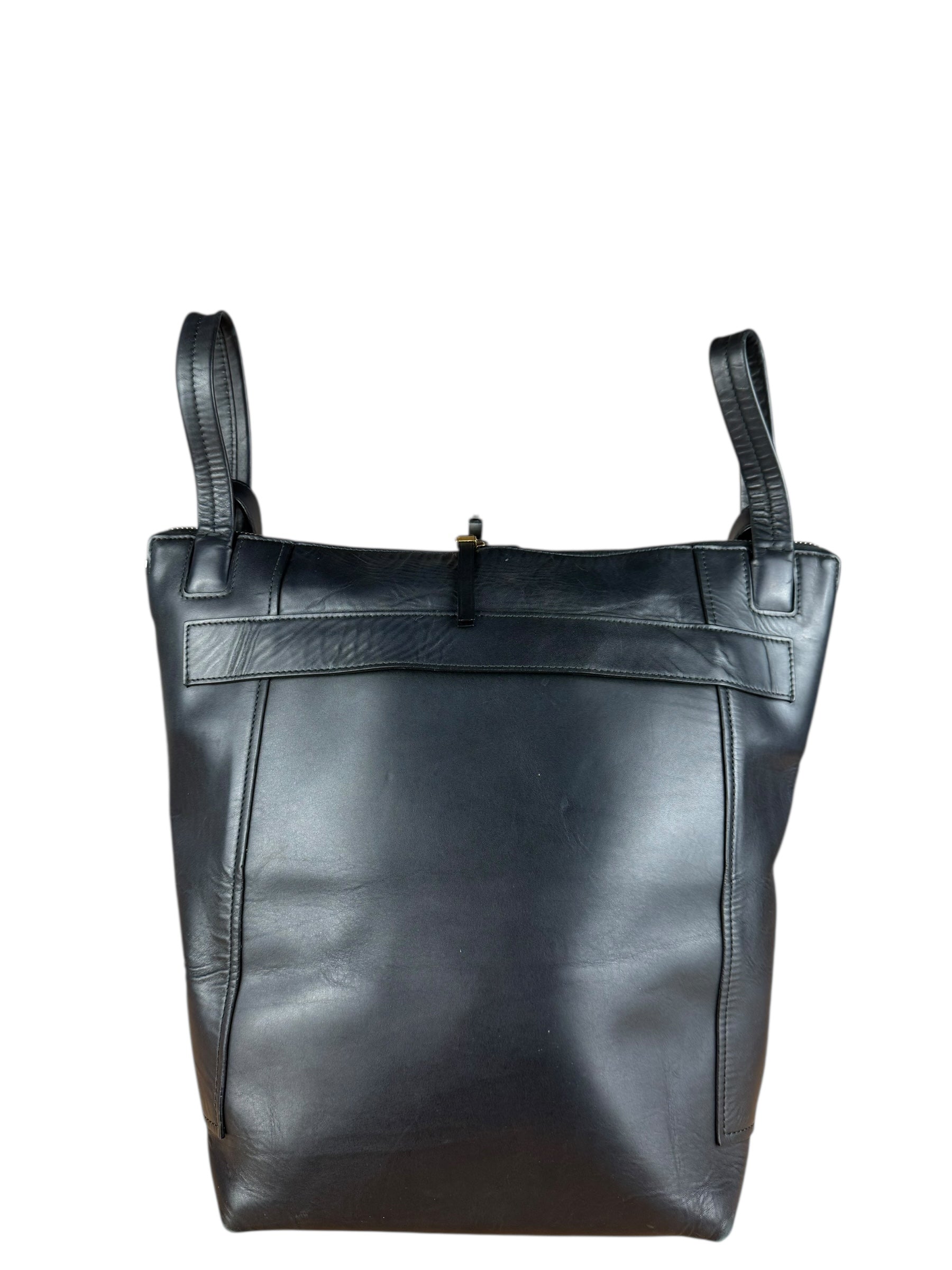 Balenciaga Black Leather Kendall Bucket Bag