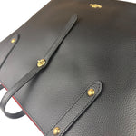 Coach Black Pebbled Leather Market Tote