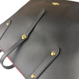 Coach Black Pebbled Leather Market Tote