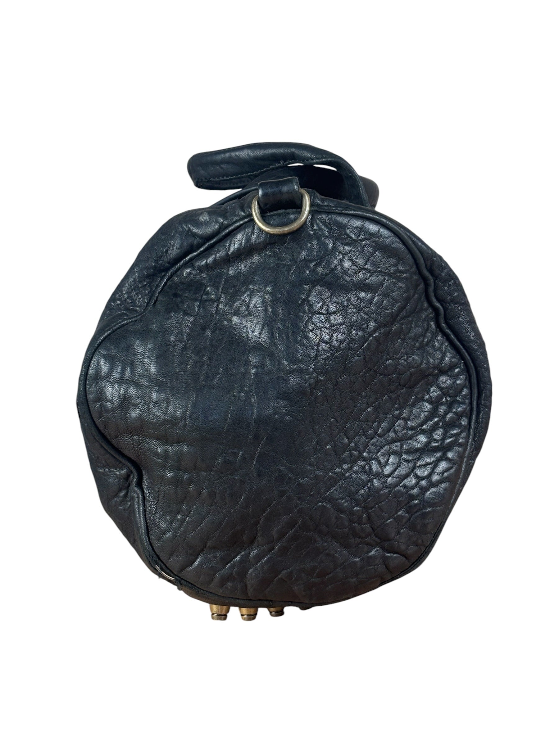 Alexander Wang Black Leather Rocco Duffel Line Shoulder/HandBag