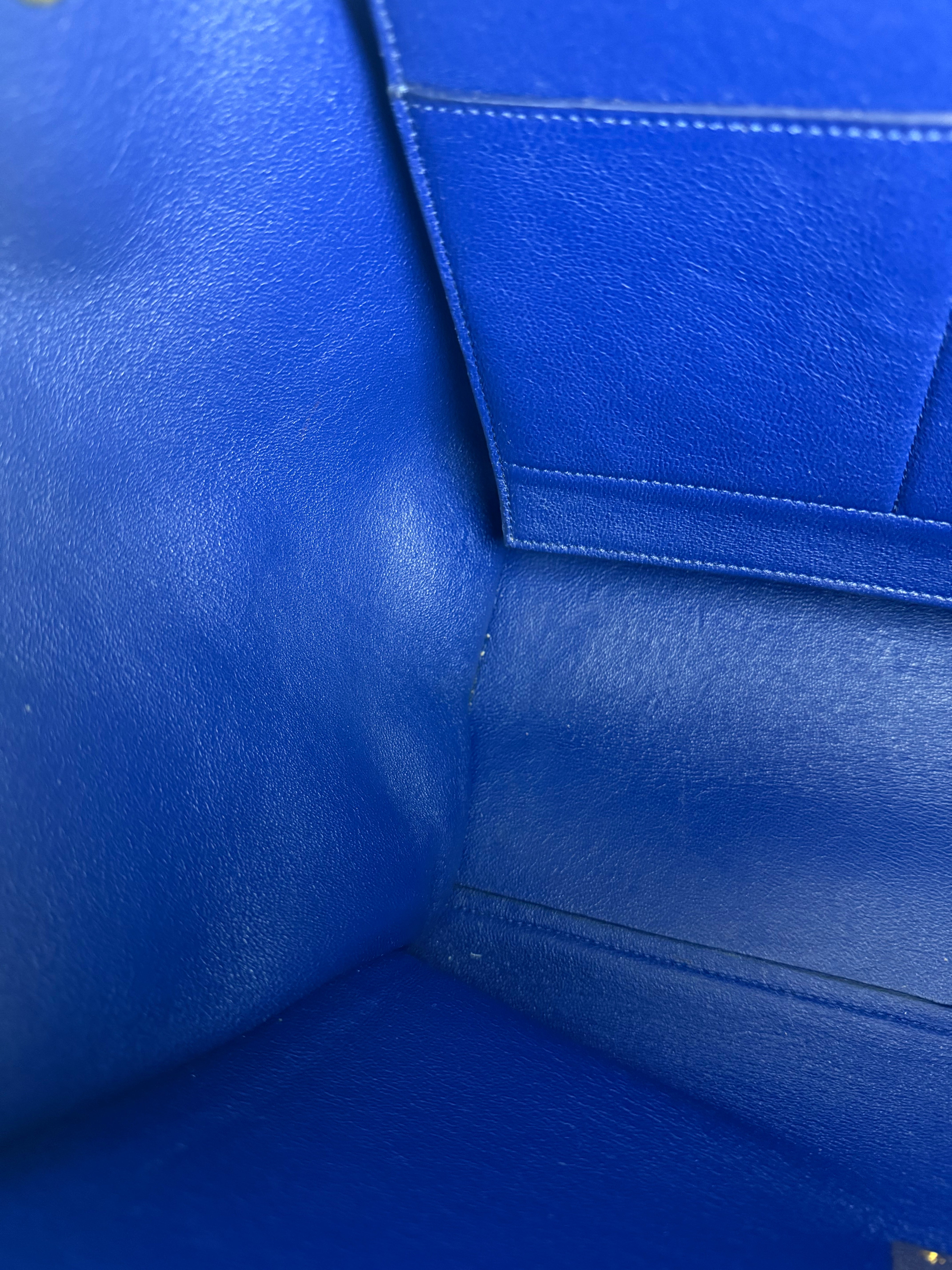 Celine Blue Trapeze Two-Way Bag
