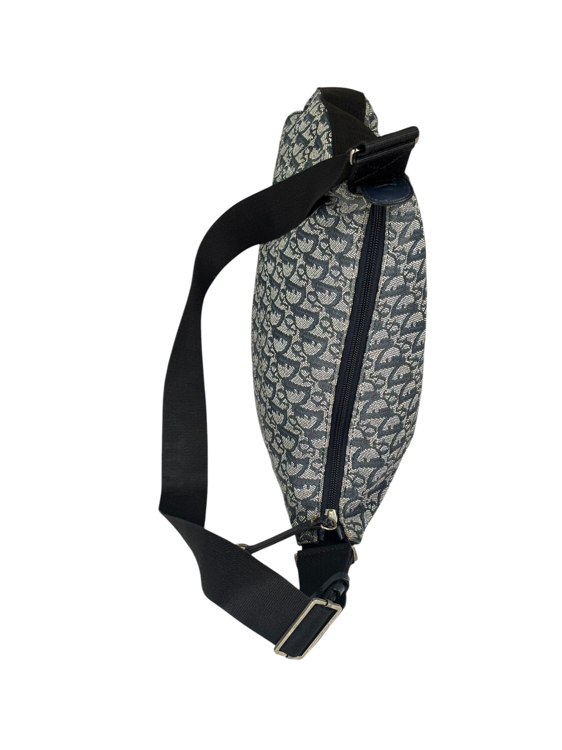 Christian Dior Vintage Blue/Black Trotter Messenger Bag