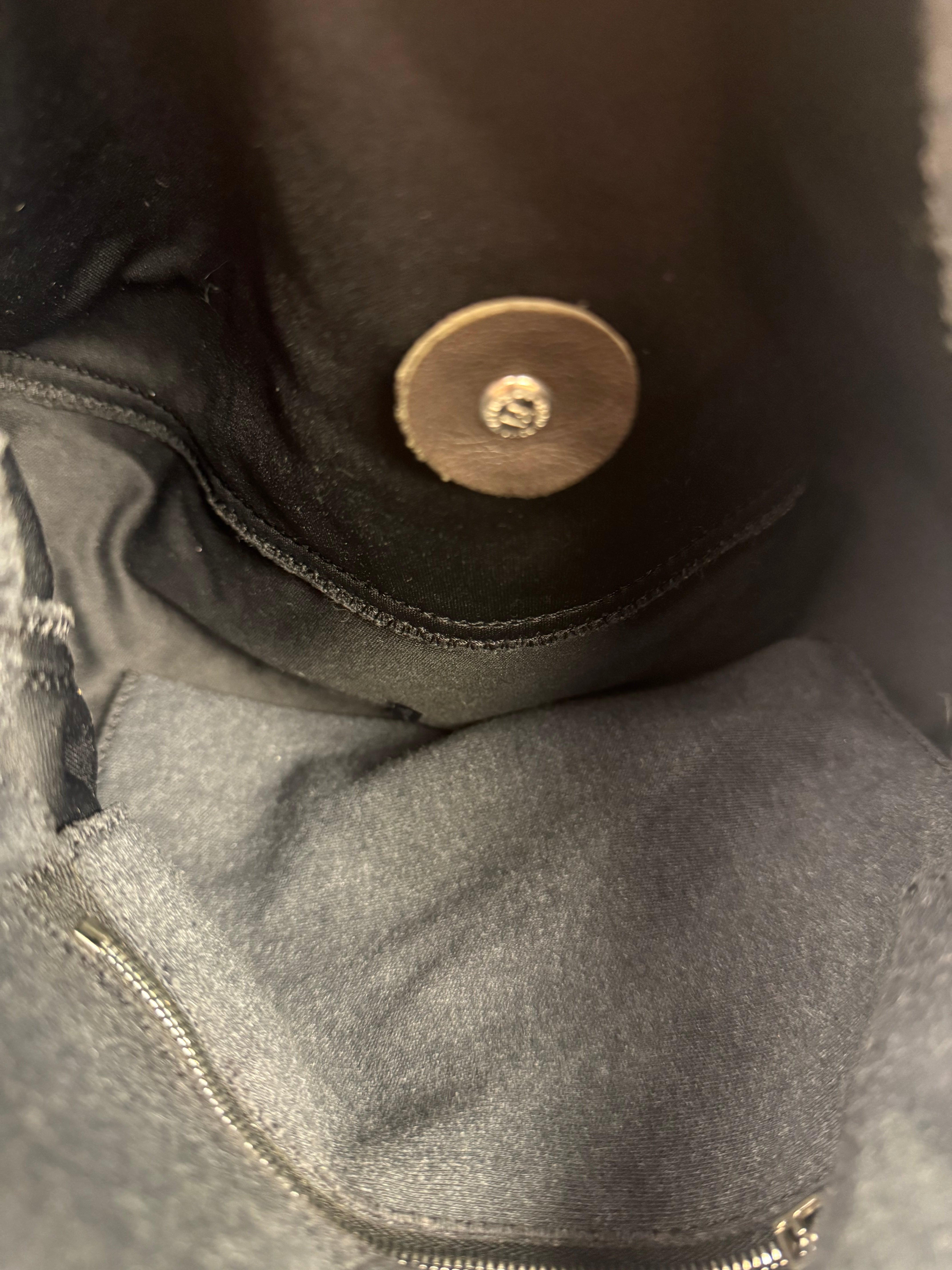 Fendi Grey Wool Mamma Baguette