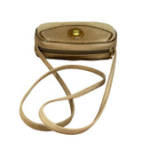Fendi Vintage Brown Janus Crossbody Bag