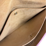 Celine Vintage Pink Suede Poulbot Shoulder Bag