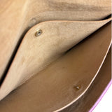 Celine Vintage Pink Suede Poulbot Shoulder Bag