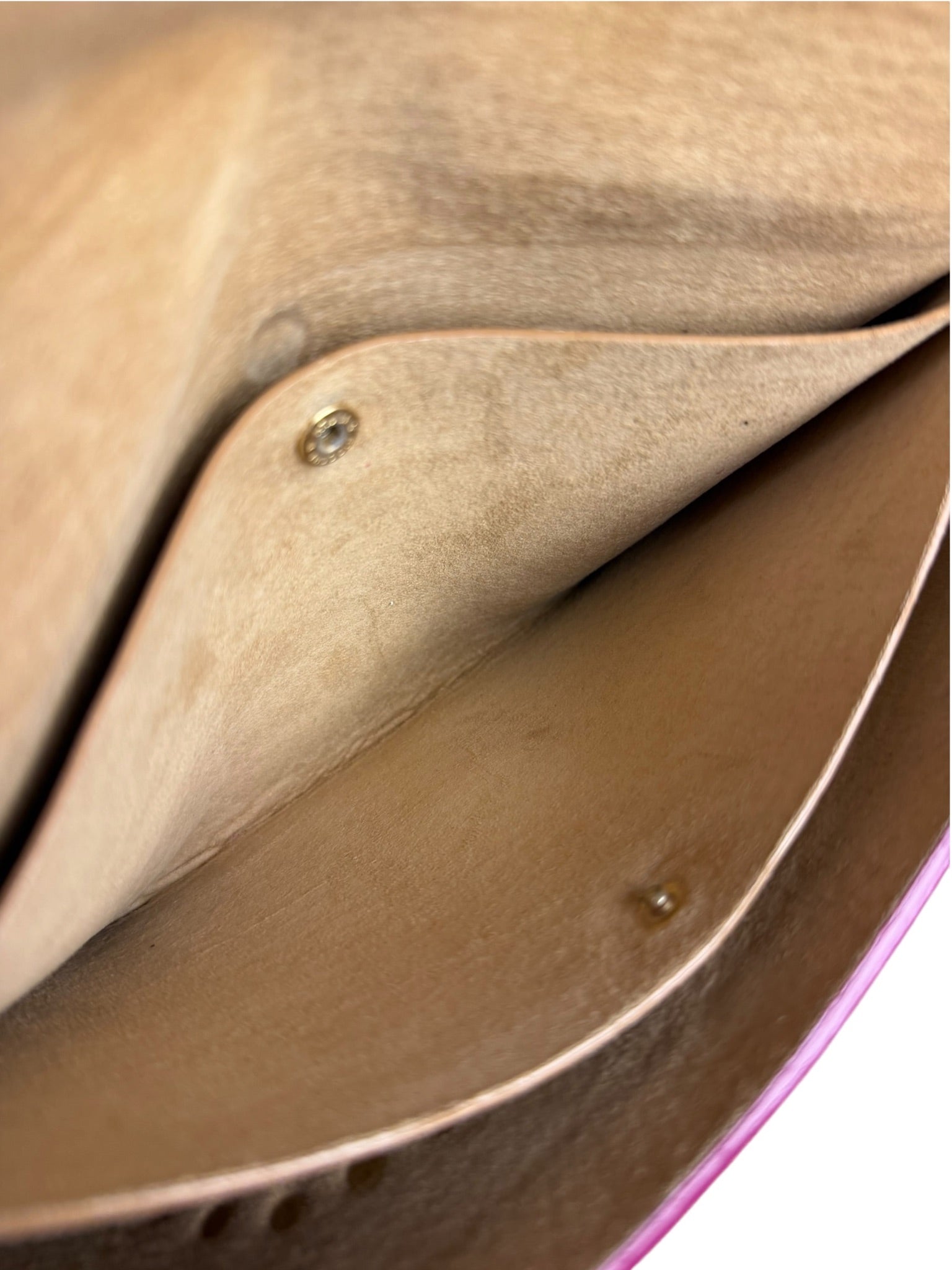 Celine Vintage Pink Suede Poulbot Shoulder Bag