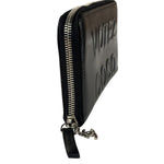 Chanel Black Leather Votez Coco Zip-Around Wallet 2014