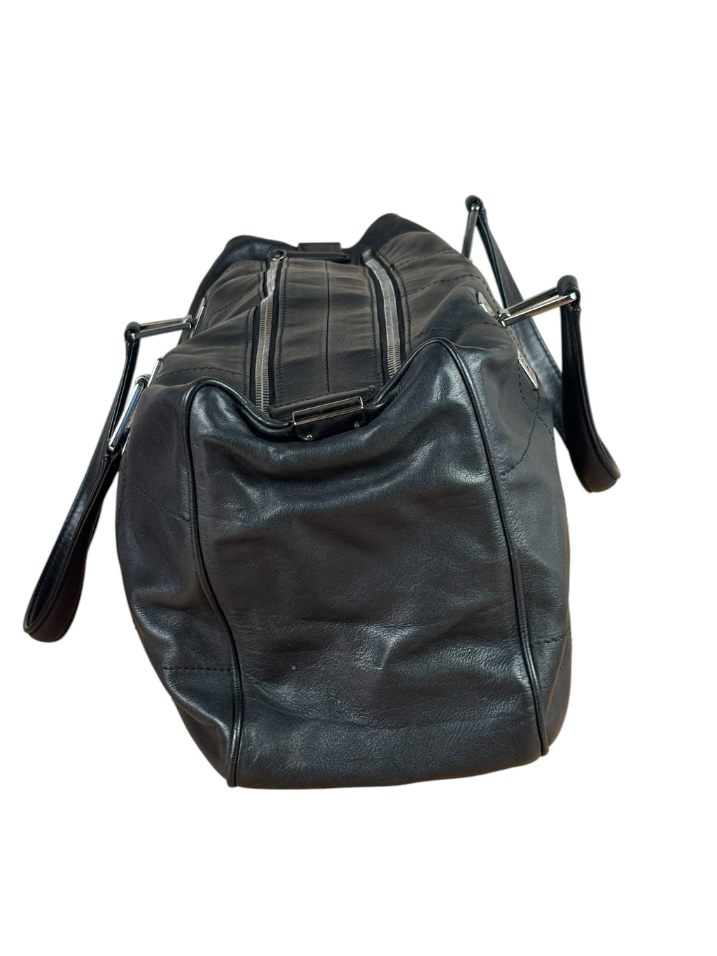 Chanel Black Wild Chocolate Bar Bowler Bag 2002