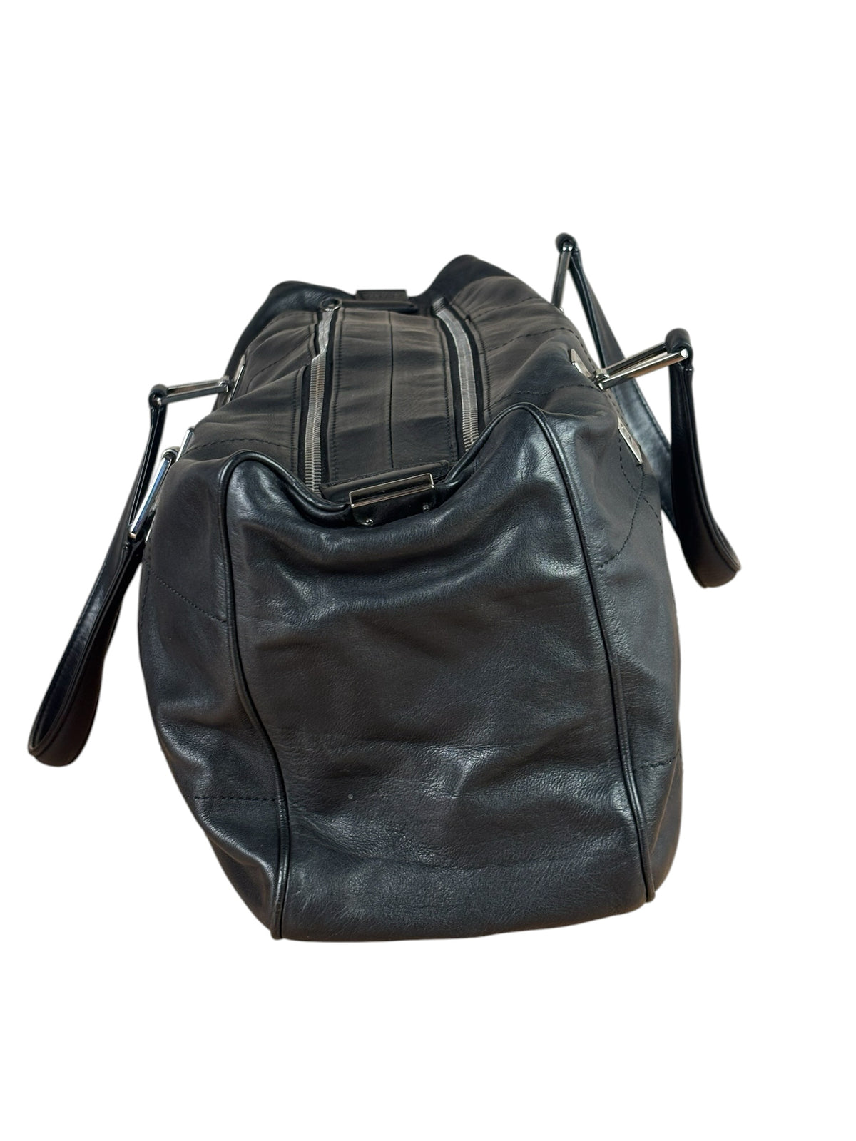 Chanel Black Wild Chocolate Bar Bowler Bag 2002