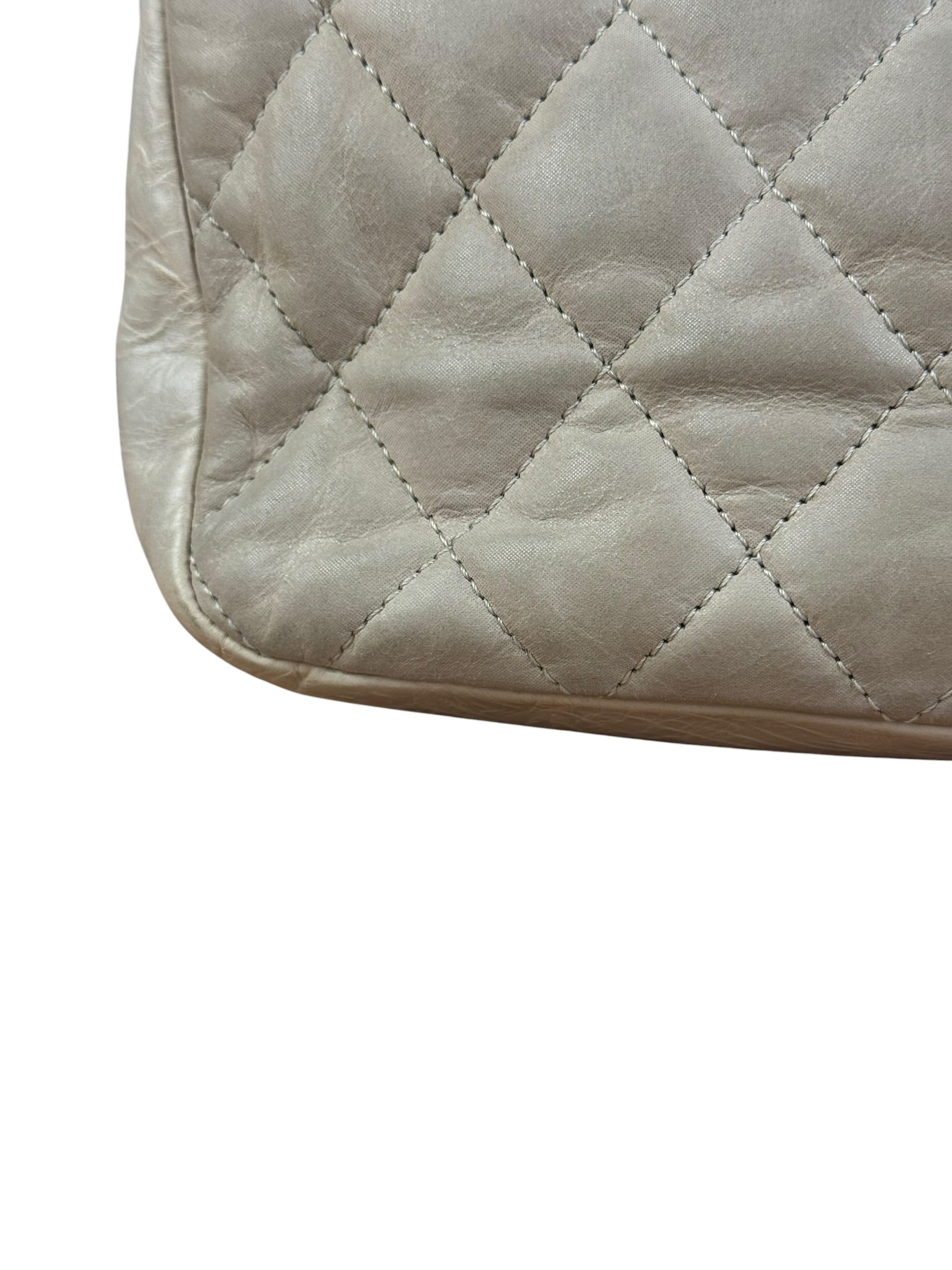 Chanel Beige Iridescent In-The-Mix Flap Bag 2011
