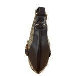 Gucci GG Canvas Bamboo Horsebit Amalfi Hobo