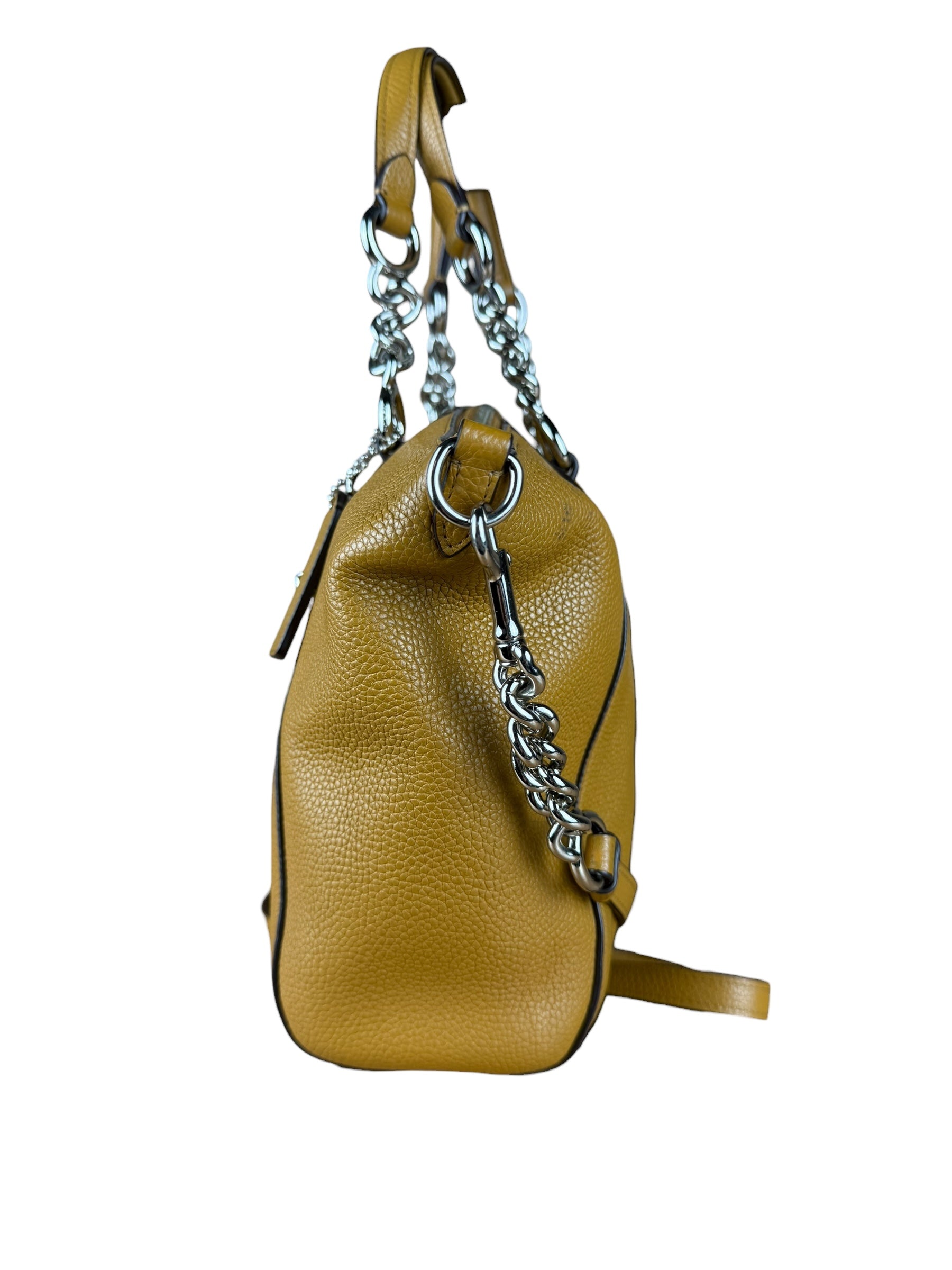 Coach Orange Leather Shoulder Bag