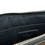 Yves Saint Laurent Black Grain De Poudre Zipped Tablet Holder