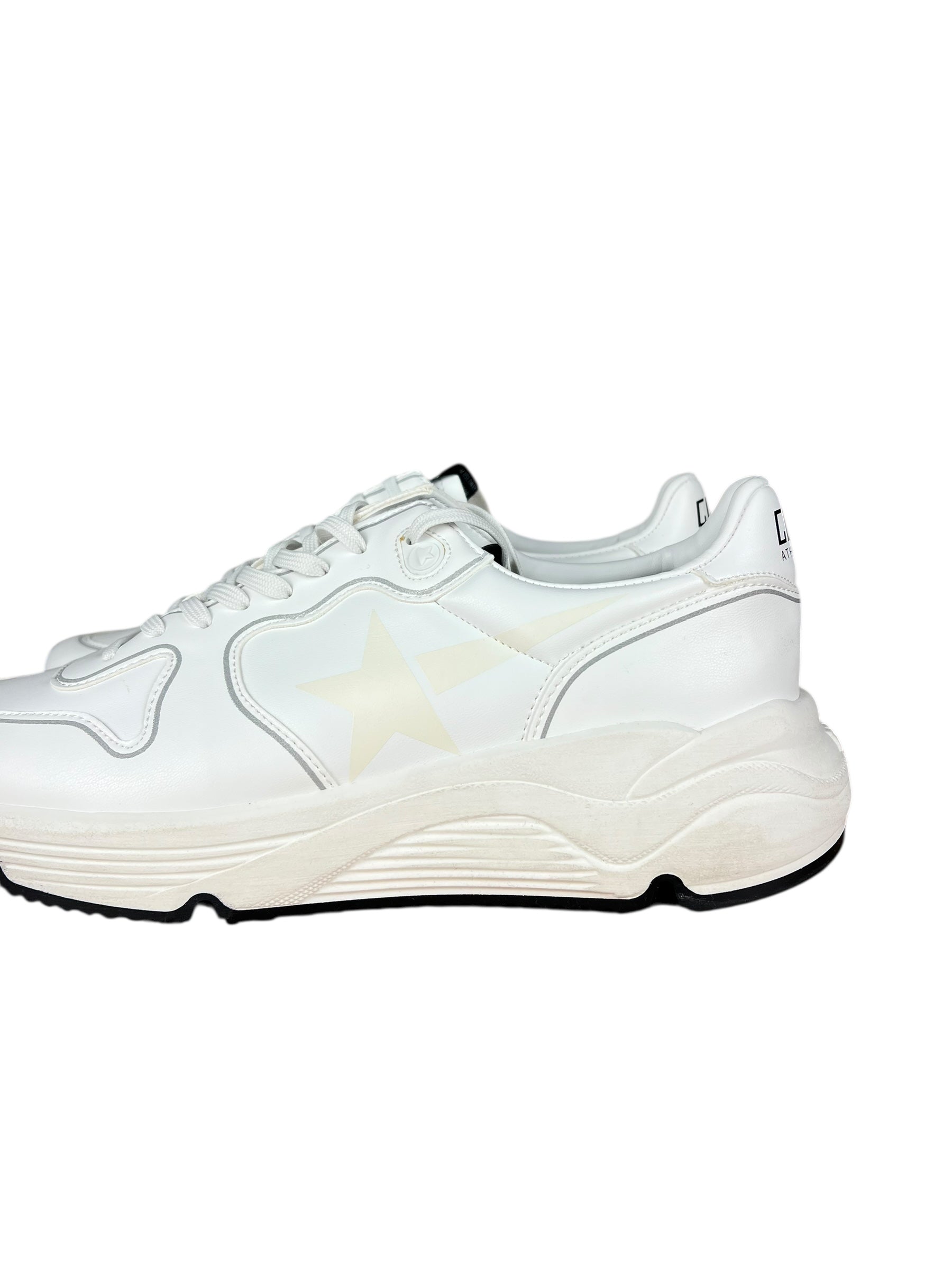 Golden Goose White Running Sole Sneakers