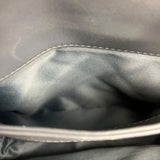 Chanel Dark Grey Quilted Leather Loop Flap Bag 2014