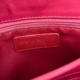 Chanel Pink Quilted Leather Accordion Flap Bag 2014