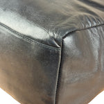 Prada Vintage Black Leather Tote Bag