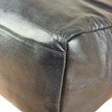 Prada Vintage Black Leather Tote Bag
