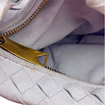 Bottega Veneta Chalk Suede Mini Jodie Handbag