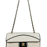 Chanel East West Beige Jersey Flap Bag 2002
