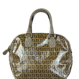 Fendi Vintage FF Brown PVC Handbag