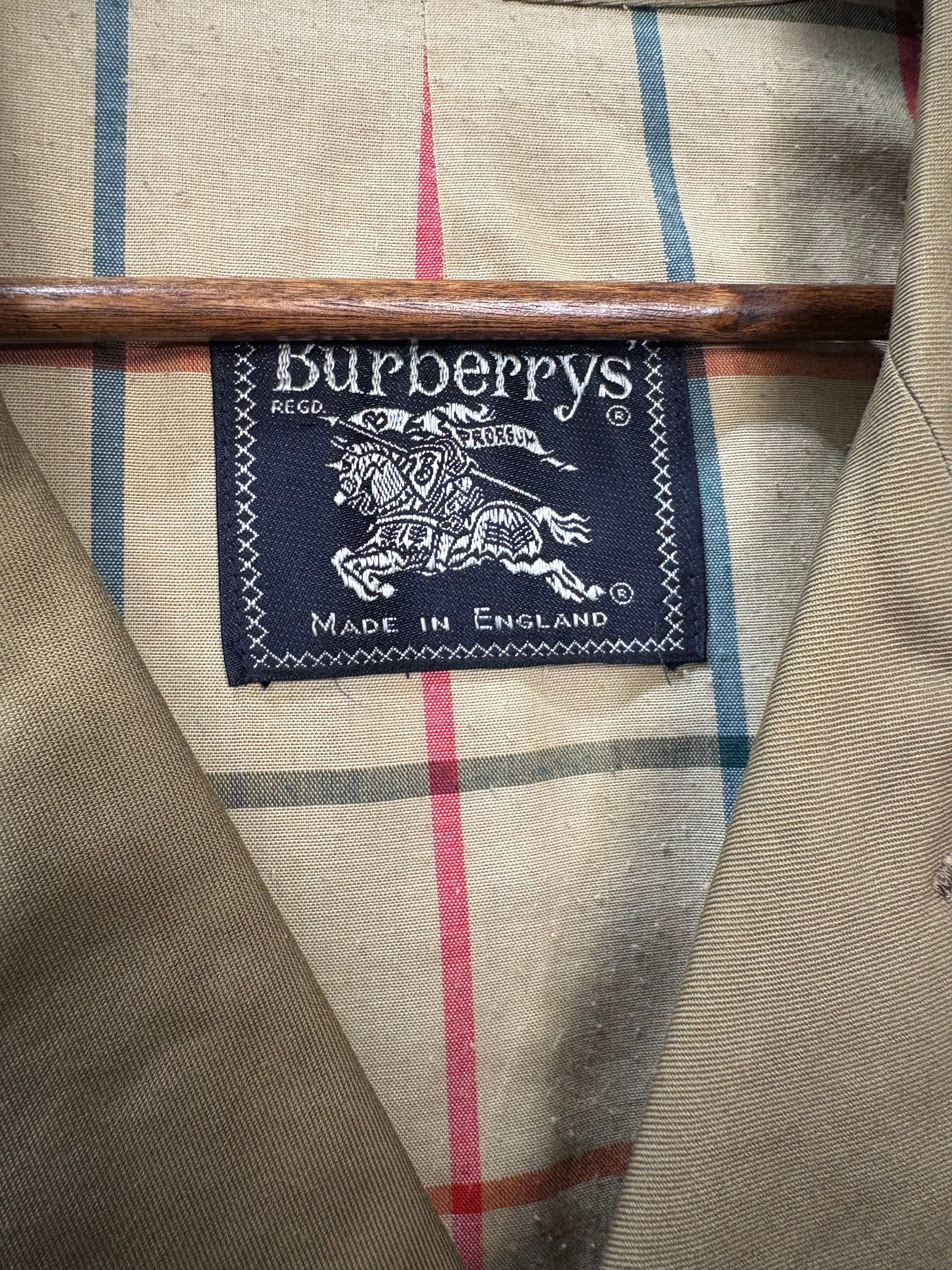 Burberry Vintage Brown Trench Coat