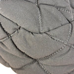 Chanel Black Quilted Satin Chain Shoulder Bag 2008