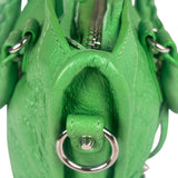 Balenciaga Green Leather Small Le City Two-Way Bag