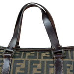 Fendi Vintage FF Zucca Print Mini Boston Handbag