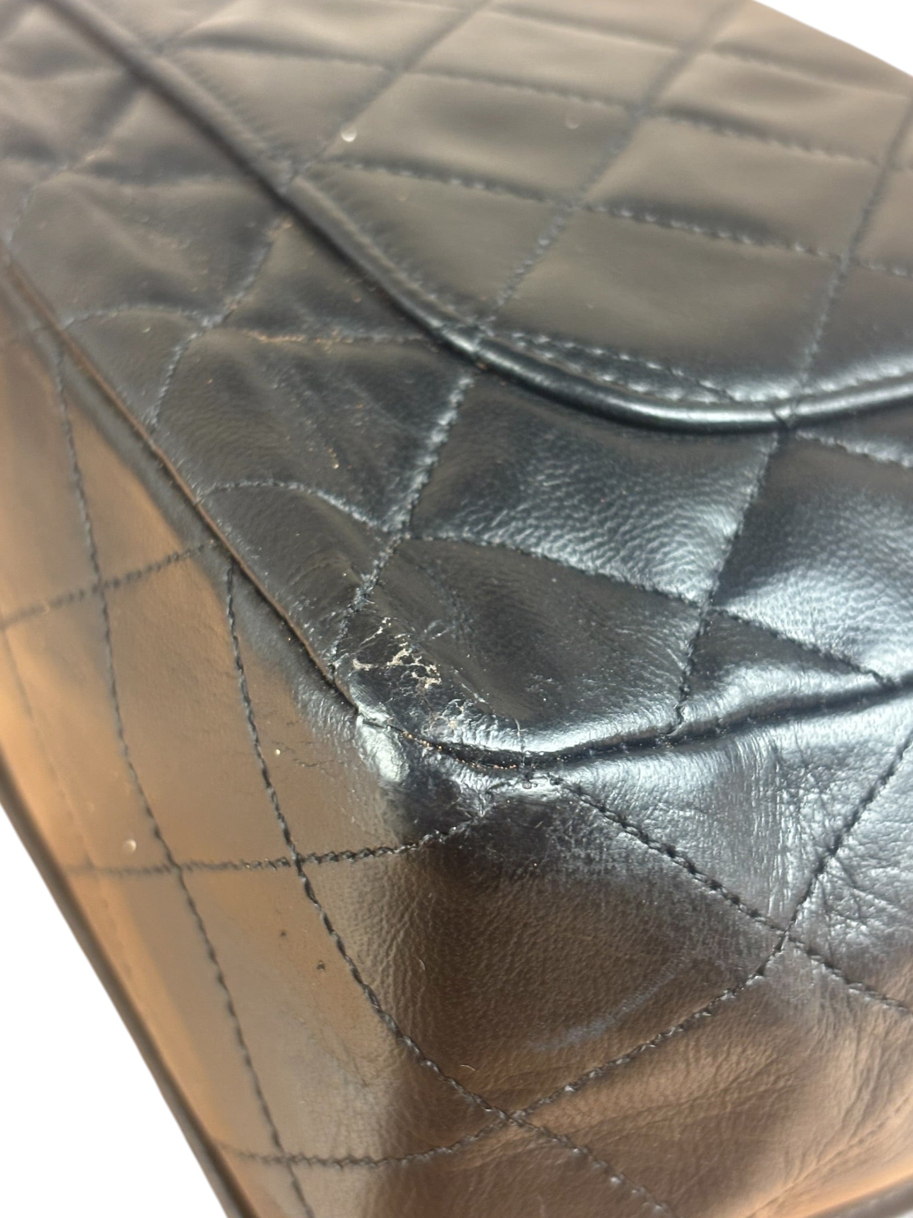 Chanel Black Small Quilted Flap Shoulder Bag 86-88