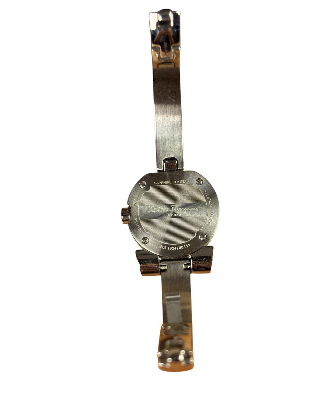 Ferragamo Round Silver Dot Dial