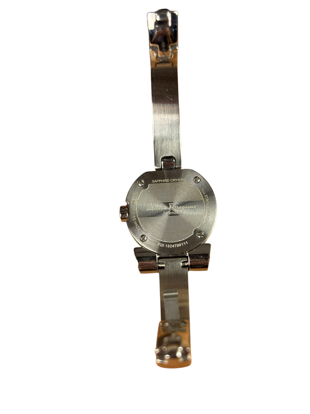 Ferragamo Round Silver Dot Dial