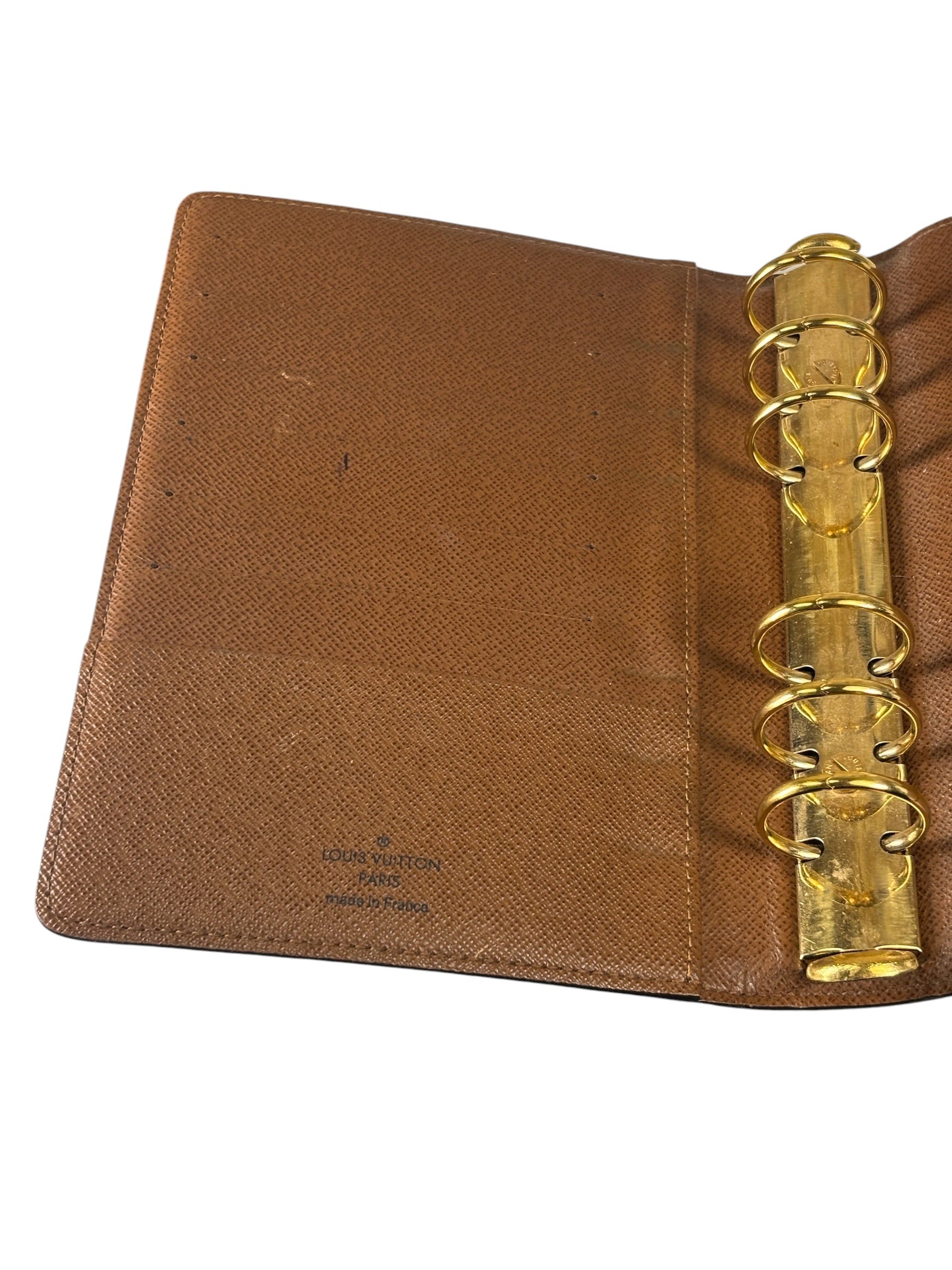 Louis Vuitton Monogram Medium Ring Agenda Cover