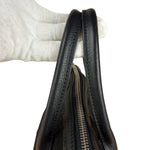 Louis Vuitton Limited Edition Black Monogram Transparence Lockit Hand Bag